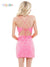 Cocktail Dresses Short Fitted Cocktail Dress Hot Pink