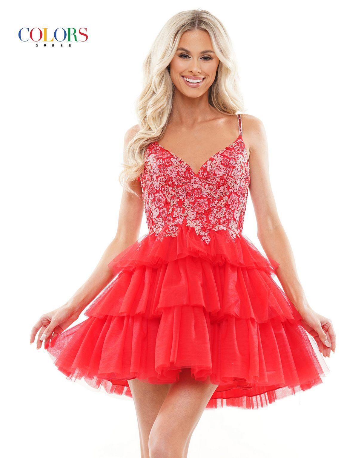 Colors 3032 Homecoming Short Cocktail Dress