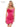 Cocktail Dresses Short Velvet Fitted Cocktail Dress Hot Pink