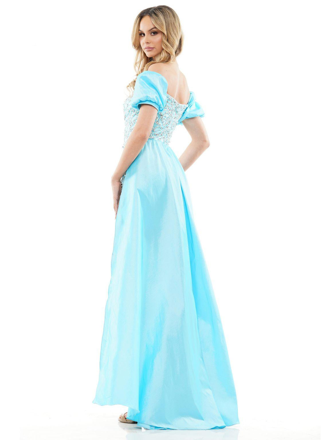 Prom Dresses Homecoming Off Shoulder Formal Dress Light Blue