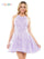 Cocktail Dresses Homecoming Halter Short Cocktail Dress Lilac