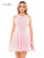 Cocktail Dresses Homecoming Halter Short Cocktail Dress Pink