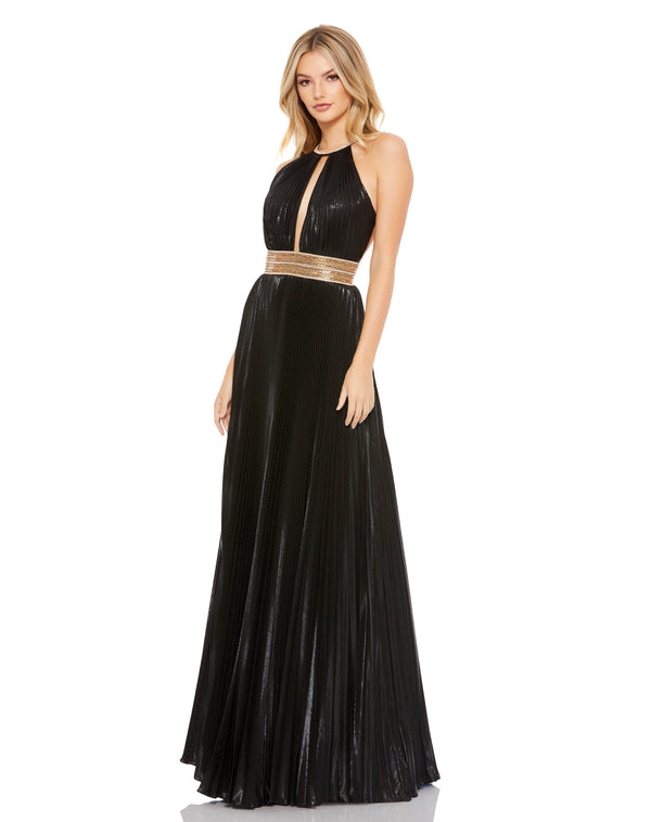 Prom Long Halter Formal Dress Halter Neckline Mac Duggal 30722