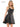 Cocktail Dresses Homecoming Short Spaghetti Strap Cocktail Dress Black