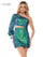 Cocktail Dresses Short One Shoulder Fitted Cocktail Dress Deep Green