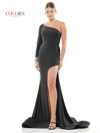 Prom Dresses Long Fitted One Shoulder Formal Prom Dress Black