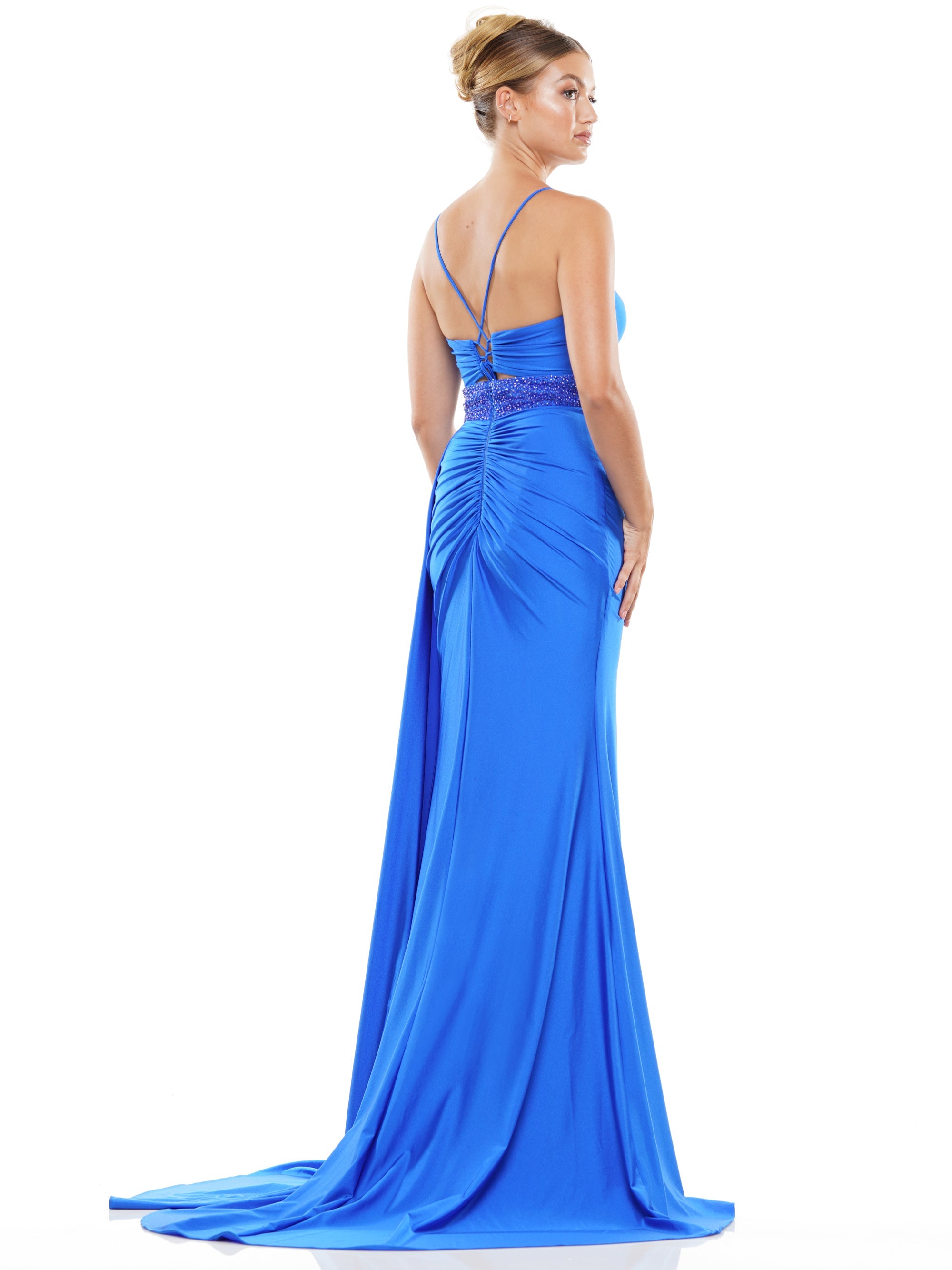 Prom Dresses Long Formal Fitted Prom Dress Royal