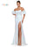 Prom Dresses Long Off Shoulder Formal Sequin Prom Dress Off White