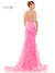 Prom Dresses Long Formal Fitted Sequin Prom Dress Hot Pink