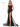 Prom Dresses Long Formal Slit Spaghetti Strap Prom Dress Black