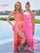 Prom Dresses Long Spaghetti Strap Fitted Prom Dress Orange