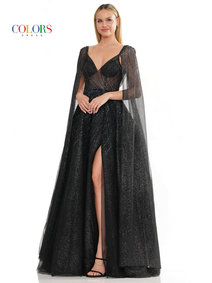Prom Dresses Prom Long Glitter Mesh Ball Gown Black