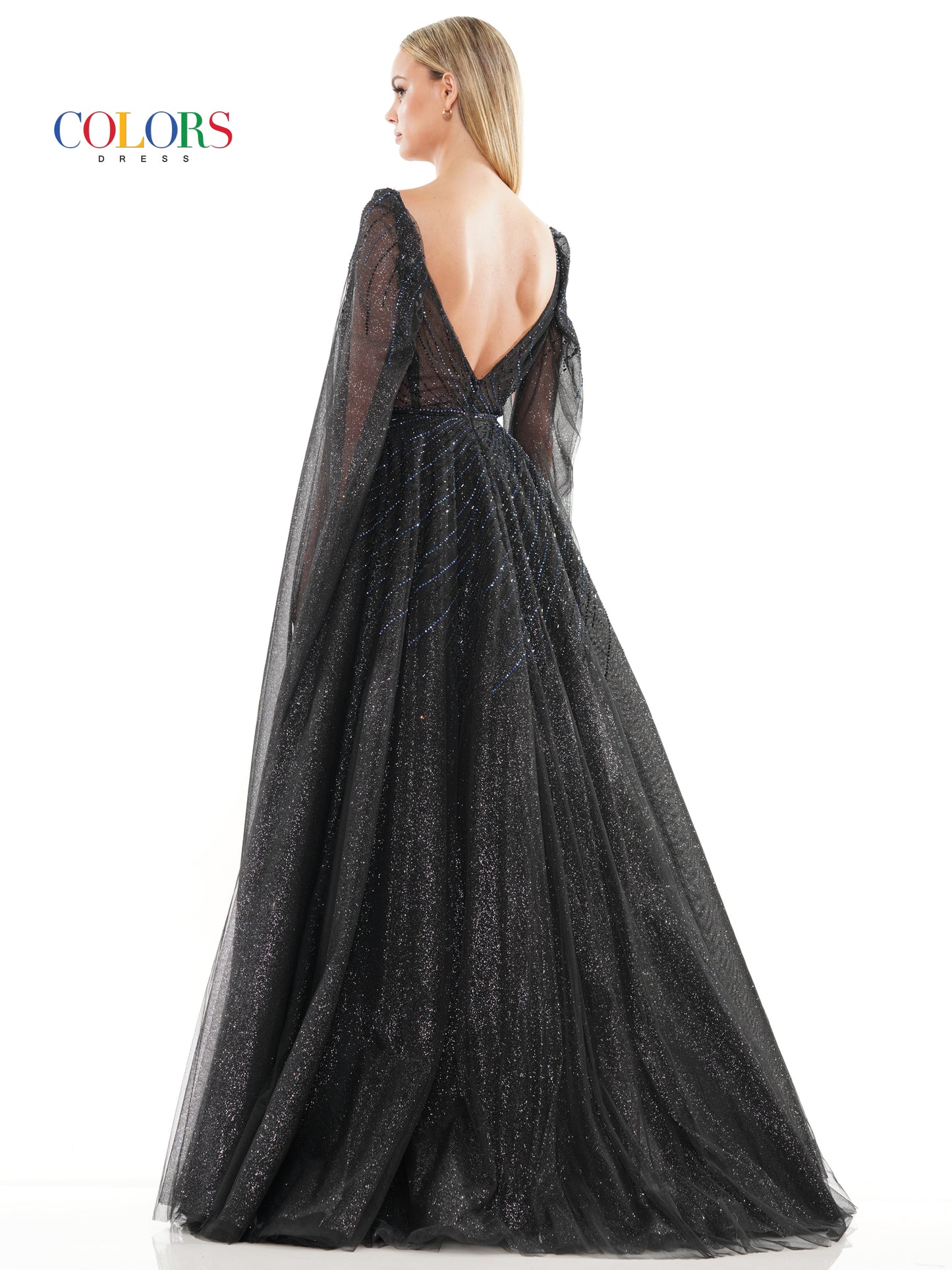Prom Dresses Prom Long  Glitter Mesh Ball Gown Black
