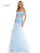 Prom Dresses Formal Long Off Shoulder Mermaid Prom Dress Light Blue