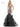 Prom Dresses Long Spaghetti Strap Glitter Mermaid Prom Dress Black