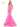 Prom Dresses Long Formal Glitter Mesh Mermaid Prom Dress Hot Pink