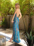 Prom Dresses Long Sequin Prom Fitted Formal Dress Peacock