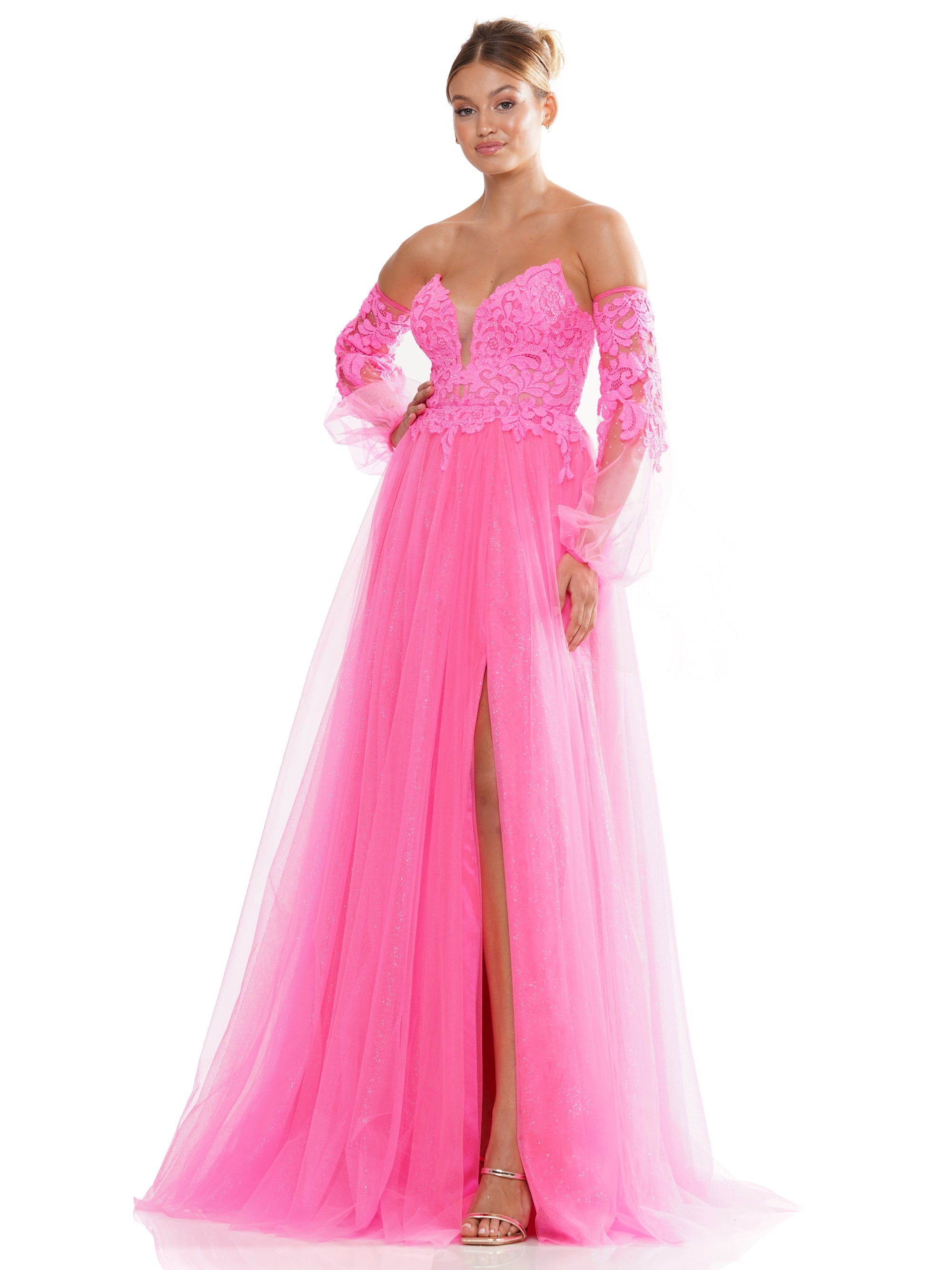 Prom Dresses Prom Long Formal A Line Prom Dress Hot Pink
