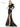 Prom Dresses Long One Shoulder Feather Prom Dress Black