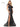 Prom Dresses Long One Shoulder Fitted Feather Prom Dress Black