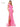 Prom Dresses Long One Shoulder Fitted Feather Prom Dress Hot Pink