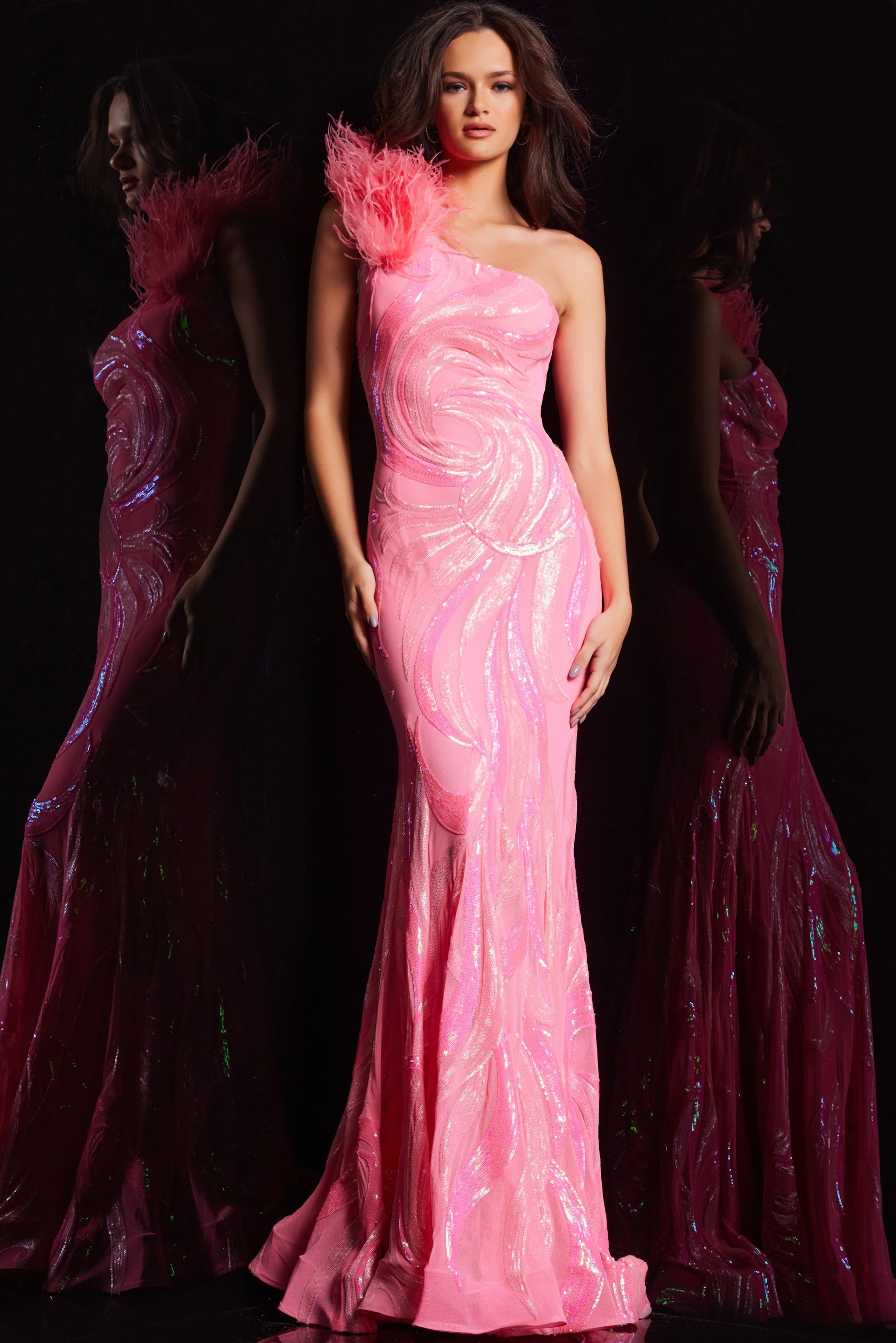 Jovani 32596 Fitted Long Formal Prom Dress