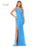 Prom Dresses Long Fitted One Shoulder Prom Dress Turquoise