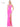 Prom Dresses Long Sleeveless Fitted satin Prom Dress Hot Pink