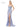 Prom Dresses Long Sequin Corset Top Front Slit Prom Dress  Blue