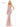 Prom Dresses Long Beaded Mesh Corset Bodice Cross Back Prom Dress  Dusty Rose