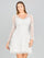Cocktail Dresses Long Sleeve A-Line Cocktail Dress Ivory