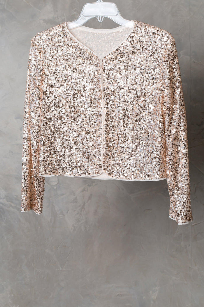 Formal Sequins Bolero Evening Jacket