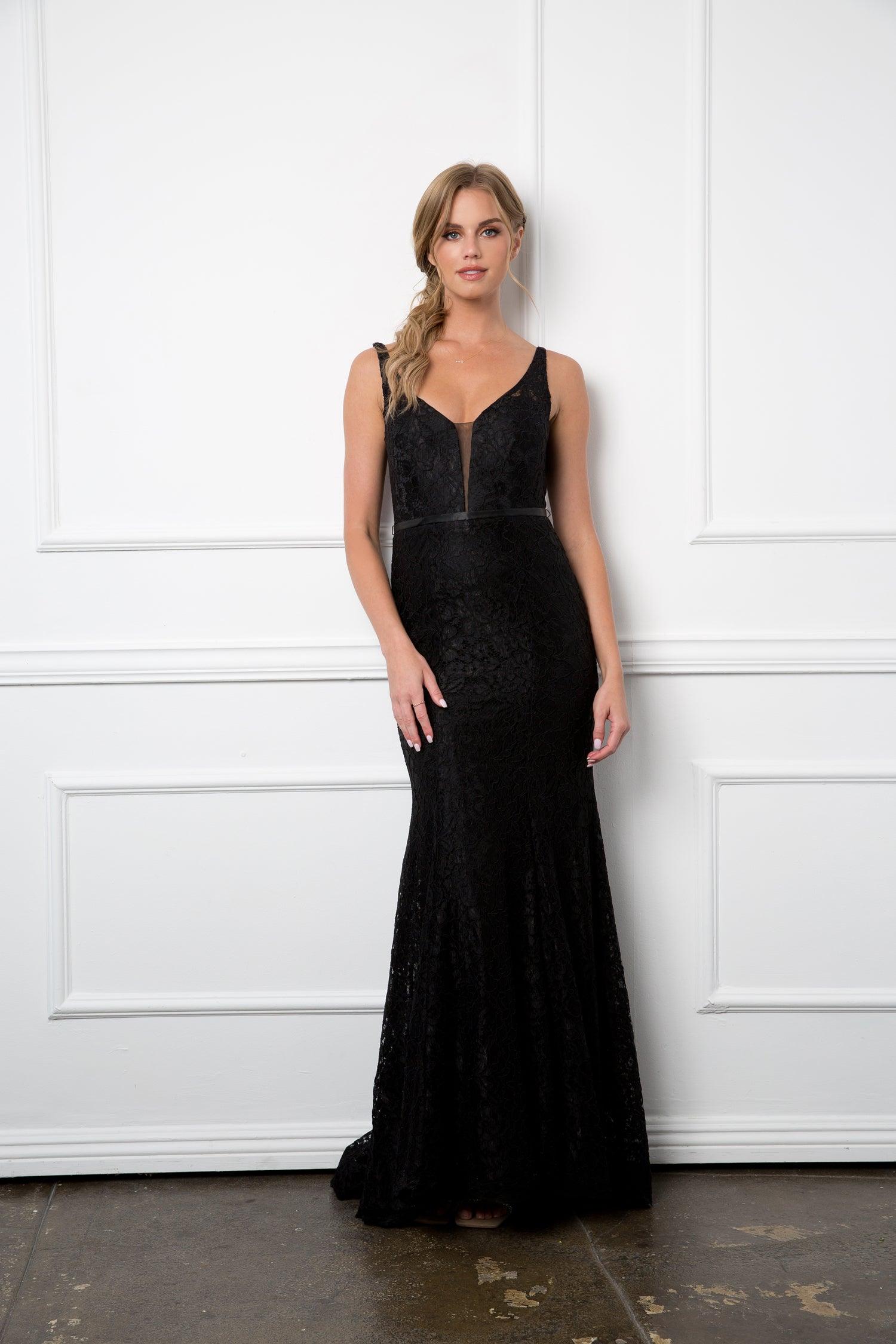 Prom Dresses Prom Long Sleeveless Formal Dress Black