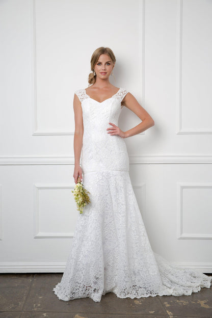 Bridal Long Gown Wedding Lace Dress