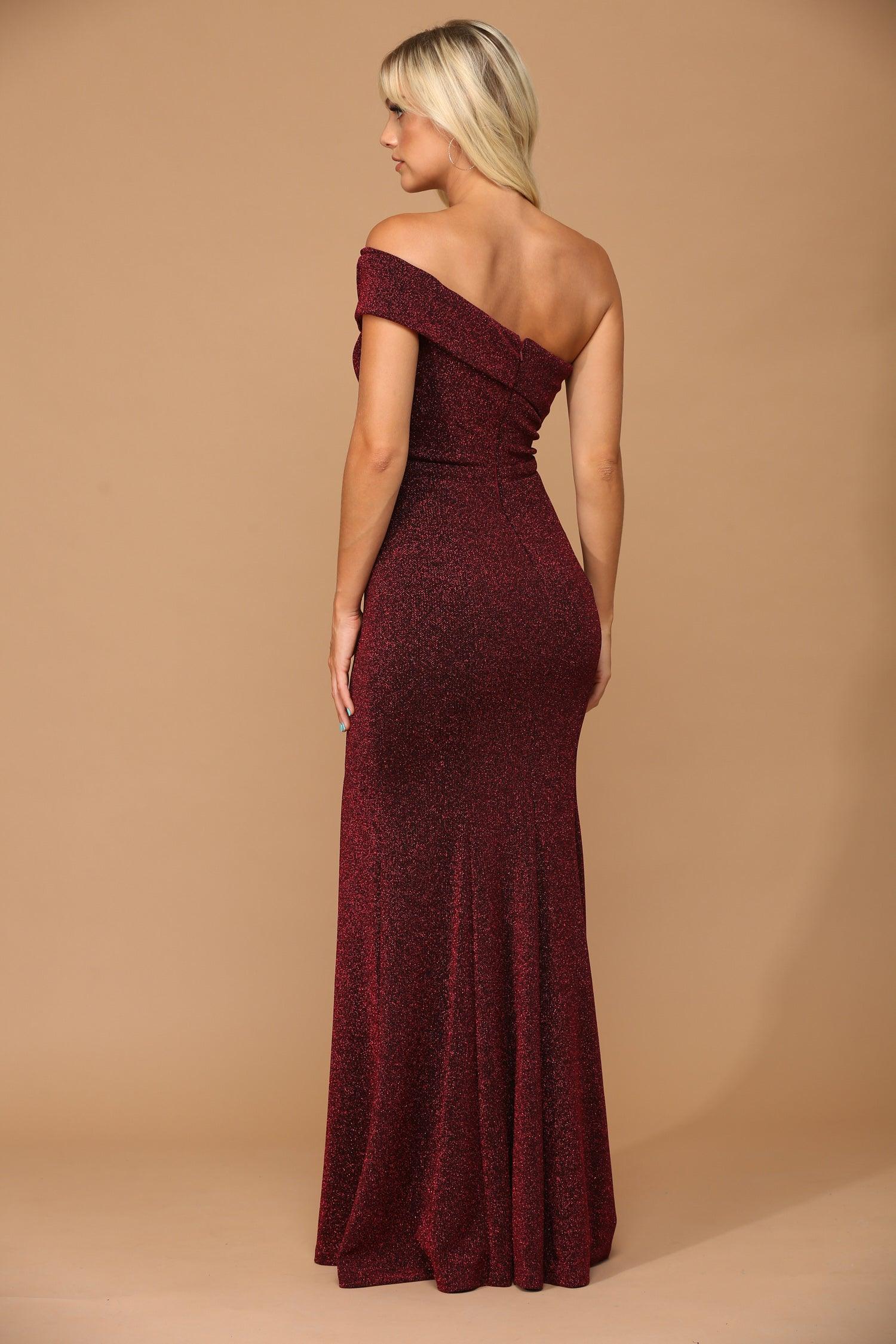 Long One Shoulder Formal Metallic Prom Dress | The Dress Outlet Long One Shoulder Formal Metallic Prom Dress | The Dress Outlet