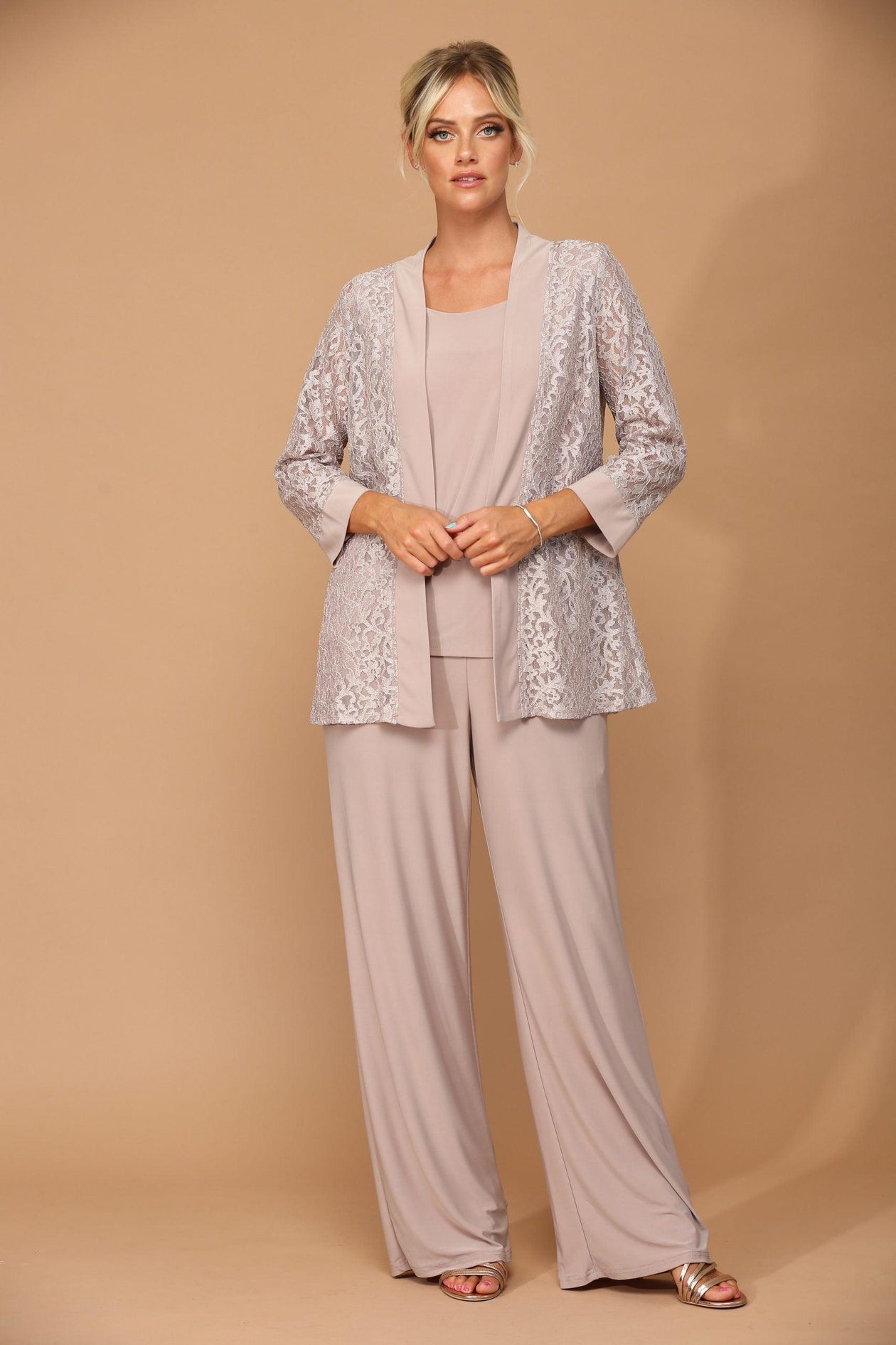 Cocoa Long Formal Mother of the Bride Jacket Pant Suit for $169.99 – The  Dress Outlet