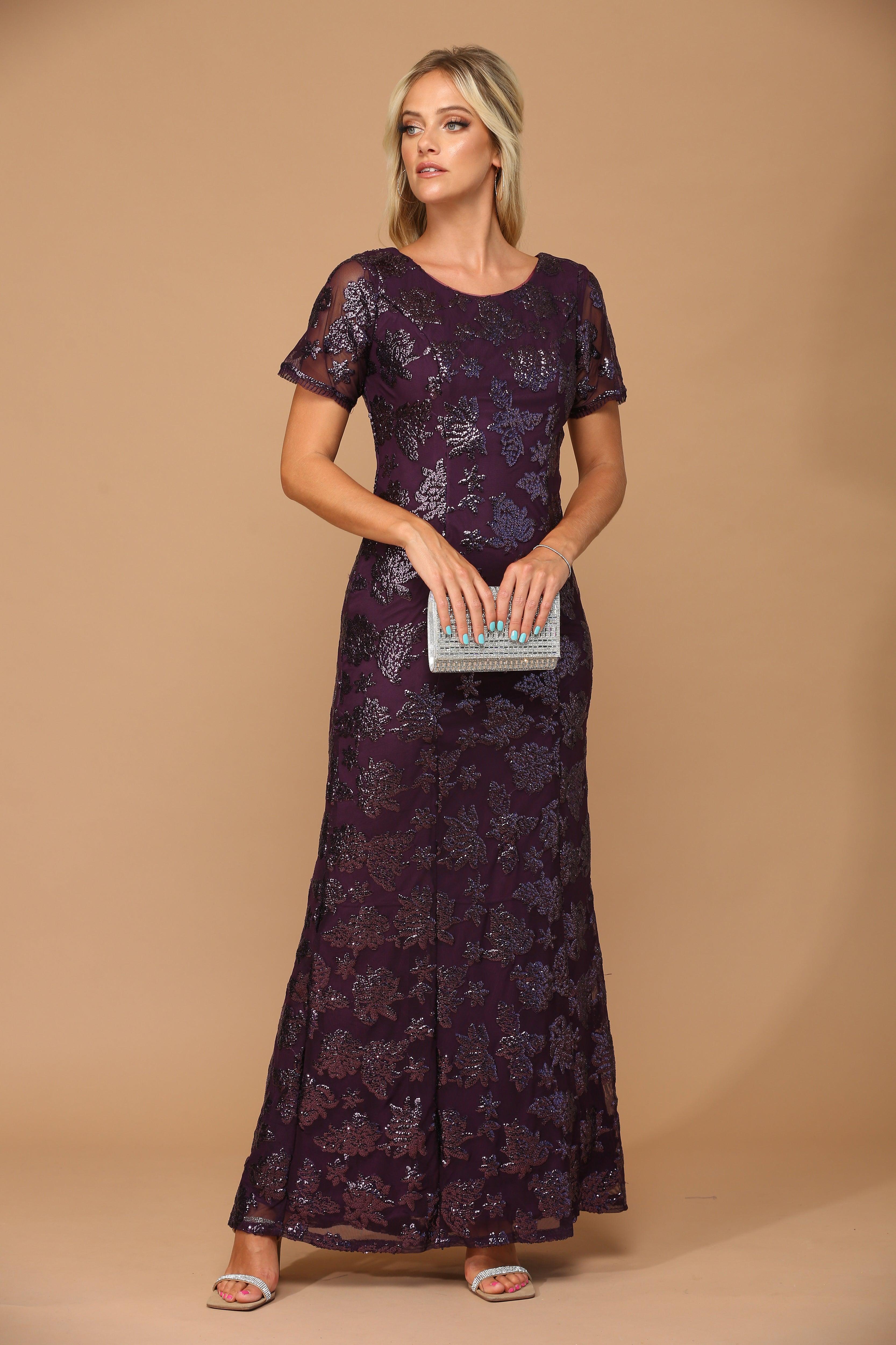 Cocoa Mother of the Bride Long Formal Evening Dress