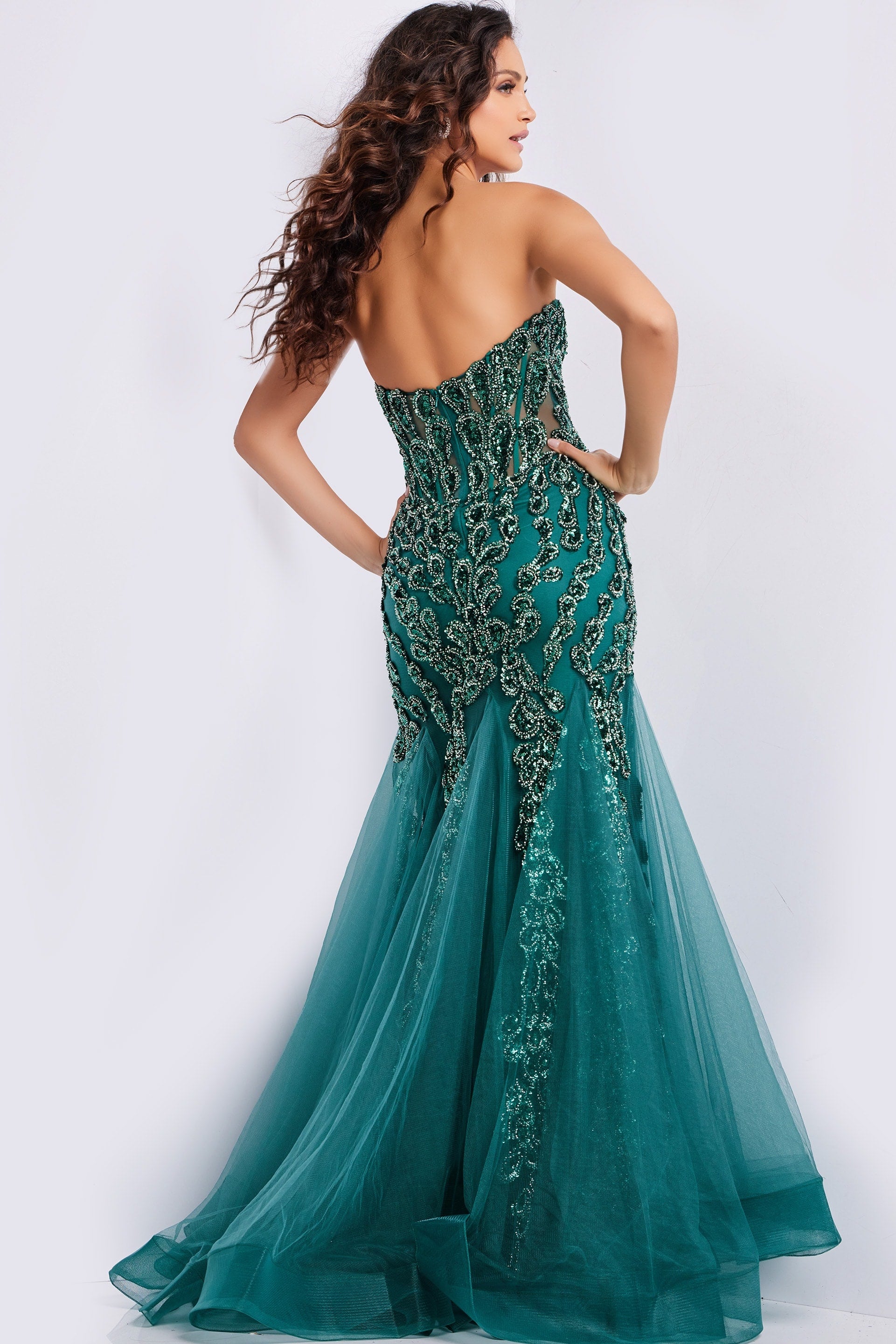 Jovani 37412 Long Formal Mermaid Prom Dress