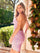 Cocktail Dresses Sparkling Short Homecoming Dress Baby Pink