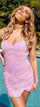 Cocktail Dresses Strapless Fitted Homecoming Dress BABY PINK