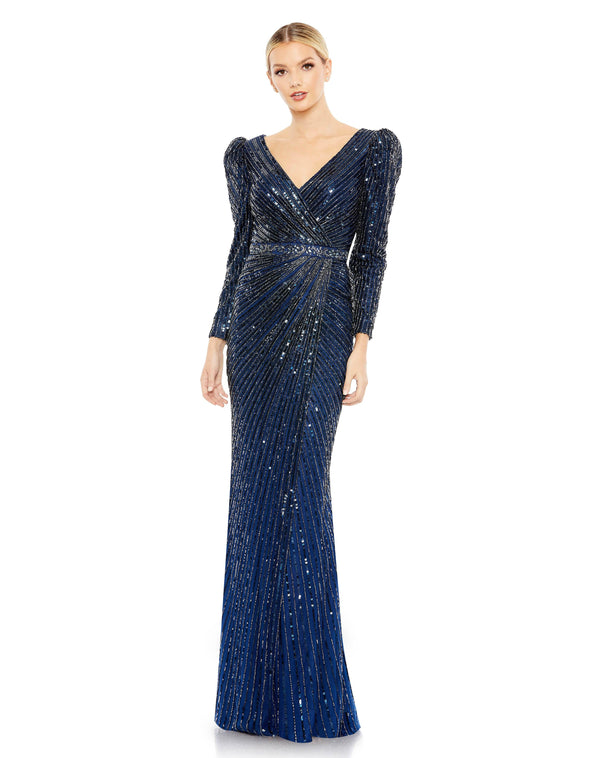 Long Sleeve Formal Dress Long Sleeves Mac Duggal 41024