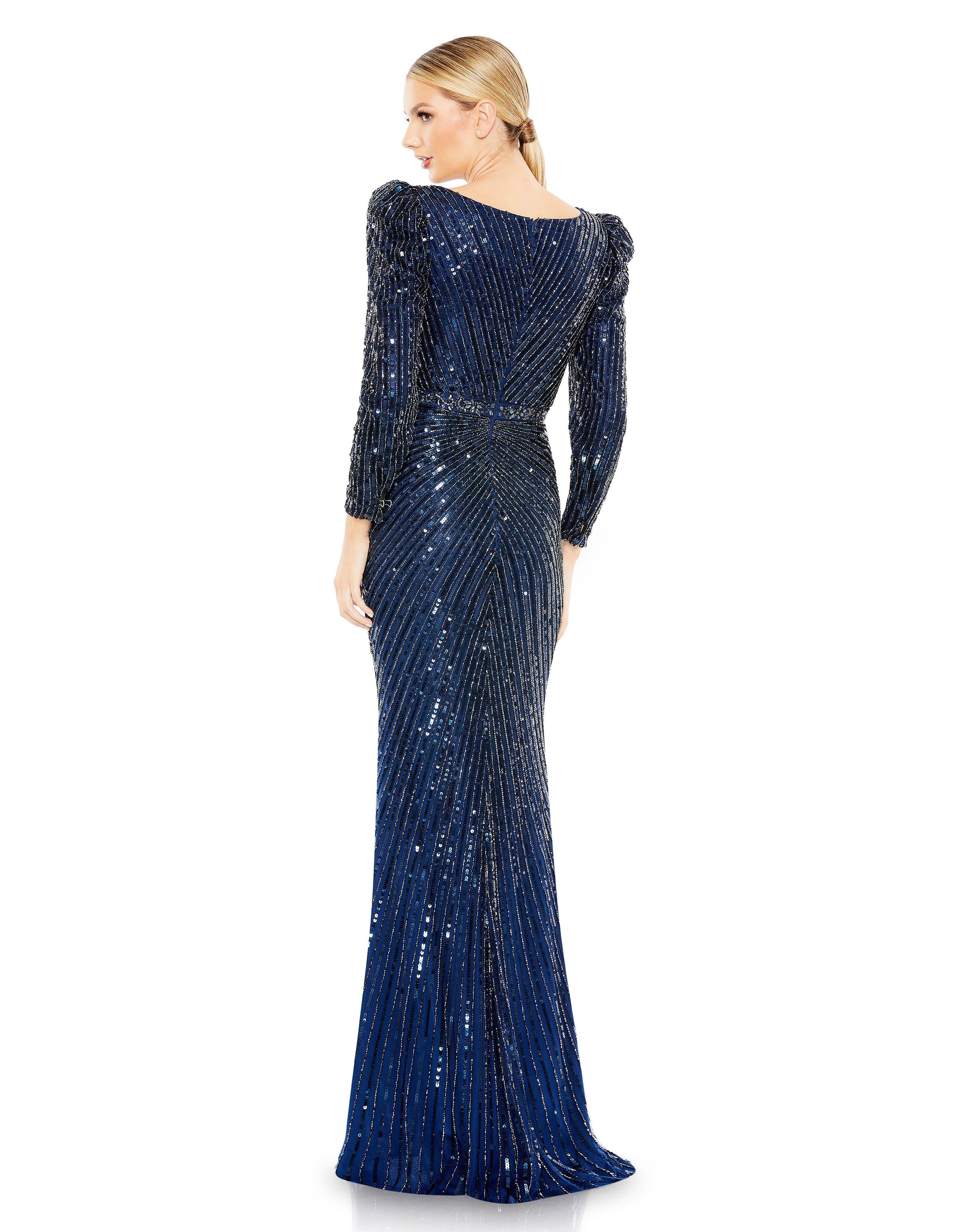 Formal Dresses Long Sleeve Formal Dress Midnight
