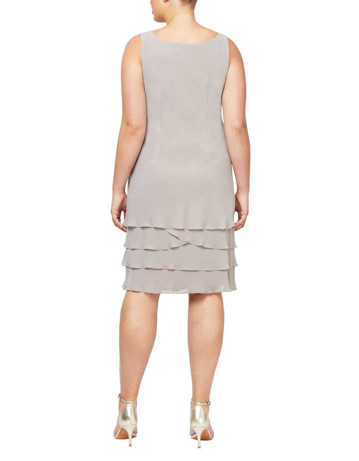 SL Fashions 410692 Short Mother of the Bride Dress
