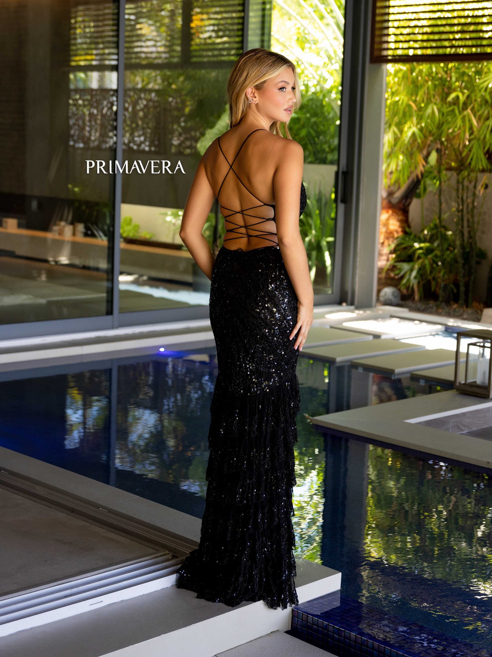 Primavera Couture 4122 Fitted Formal Evening Prom Long Dress