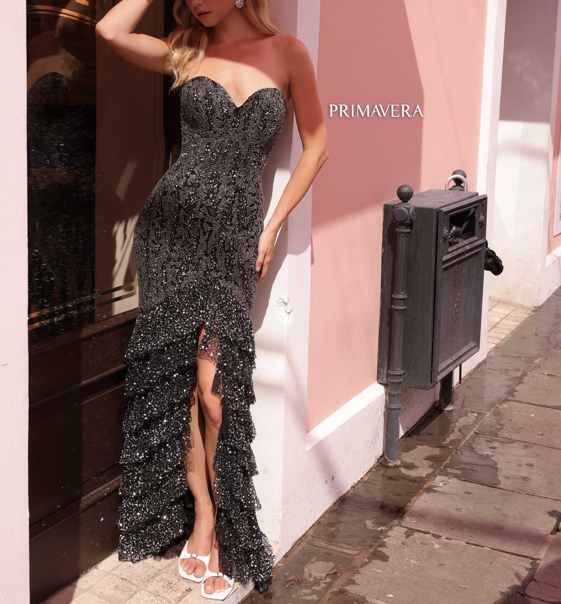 Primavera Couture 4128 Long Formal Evening Prom Dress