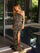 Prom Dresses Prom Floral Beaded Sequin Cutout Formal Long Dress Black Multi