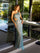 Prom Dresses Long Formal Beaded Cutout Prom Dress Light Blue