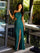 Prom Dresses Long Formal Beaded Cutout Prom Dress Teal