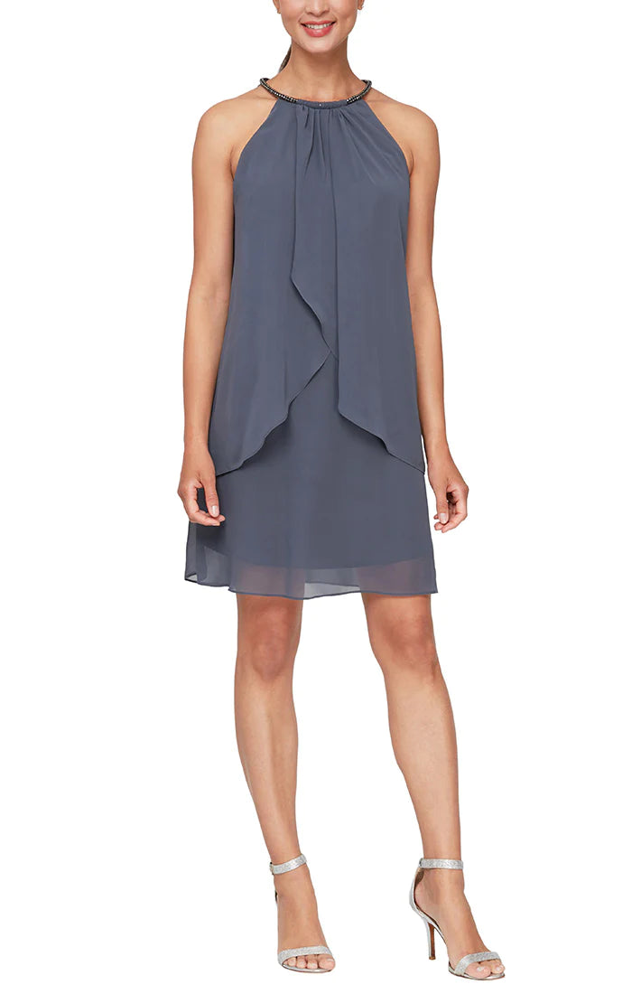SL Fashions 413664 Short Cocktail Dress