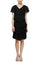 Mother of the Bride Dresses Tiered Cocktail Dress Black